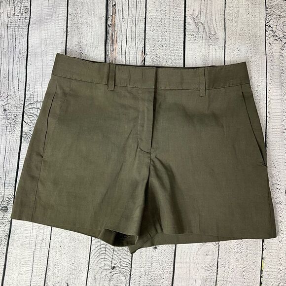 THEROY Linen blend shorts - Picture 1 of 4